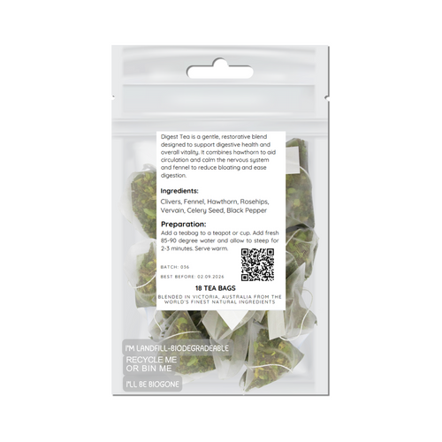 Digest Tea featuring Fennel and Hawthorn