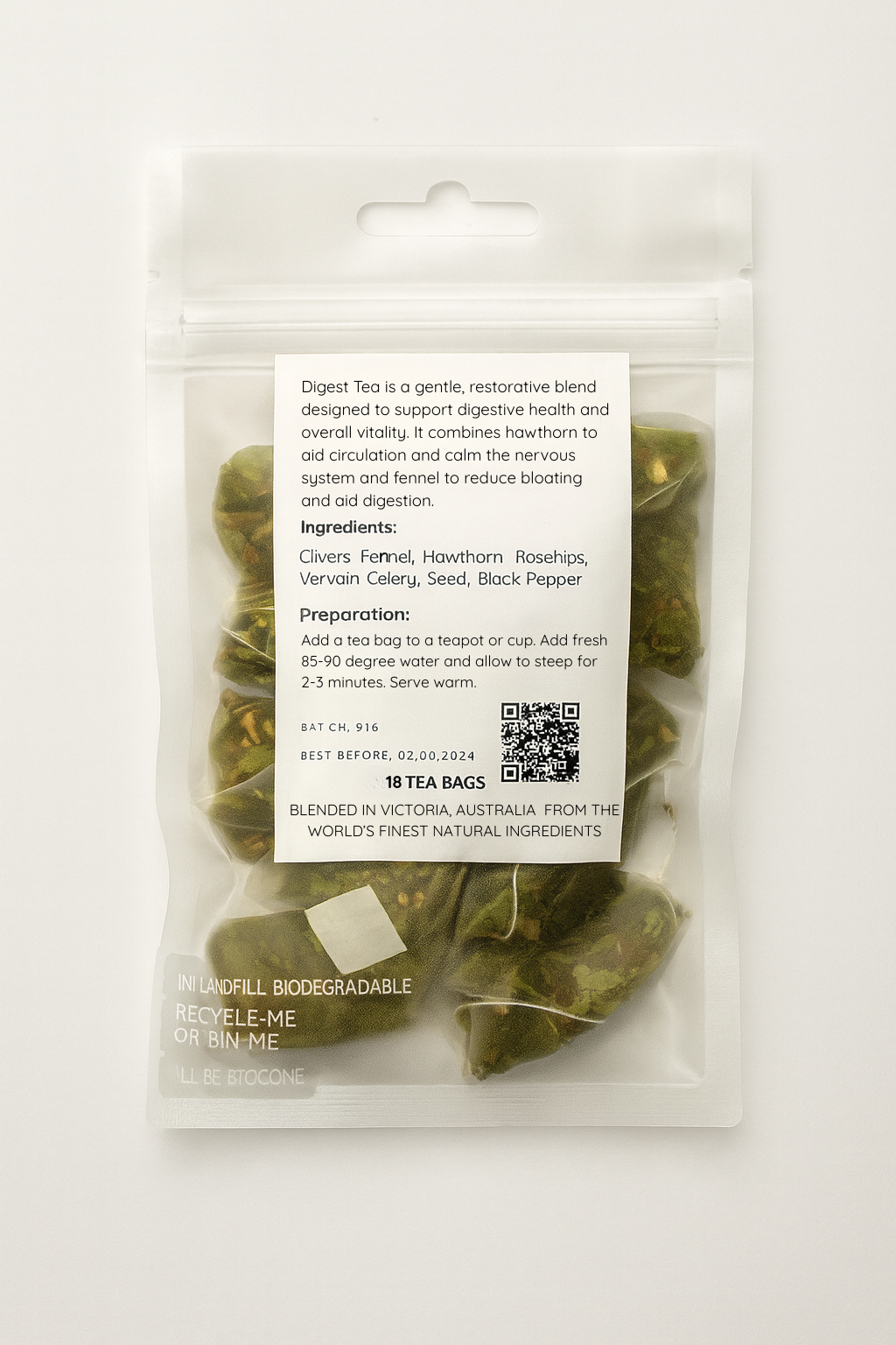 Digest Tea featuring Fennel and Hawthorn