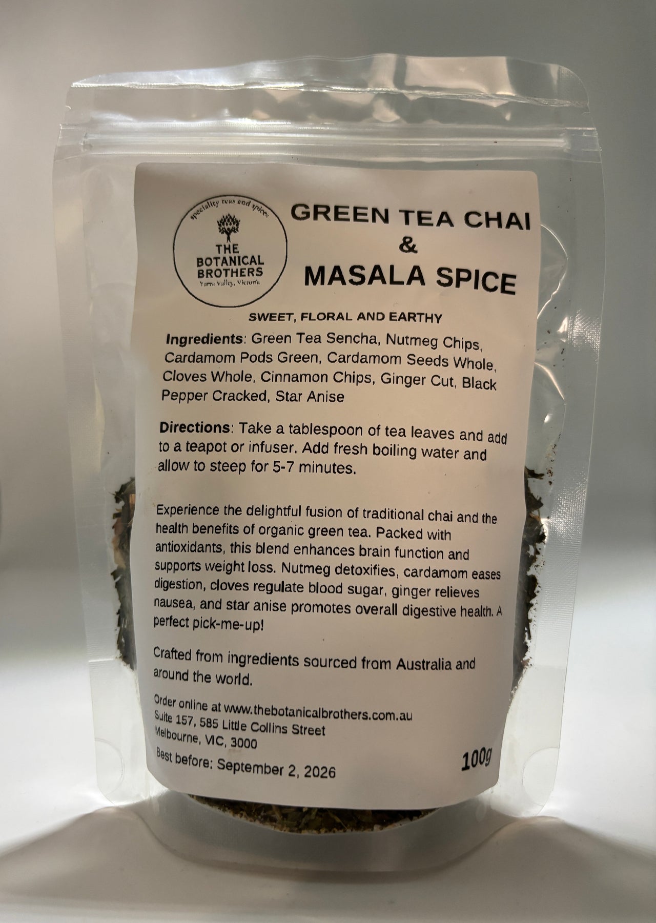 Green Tea Chai and Masala Spice