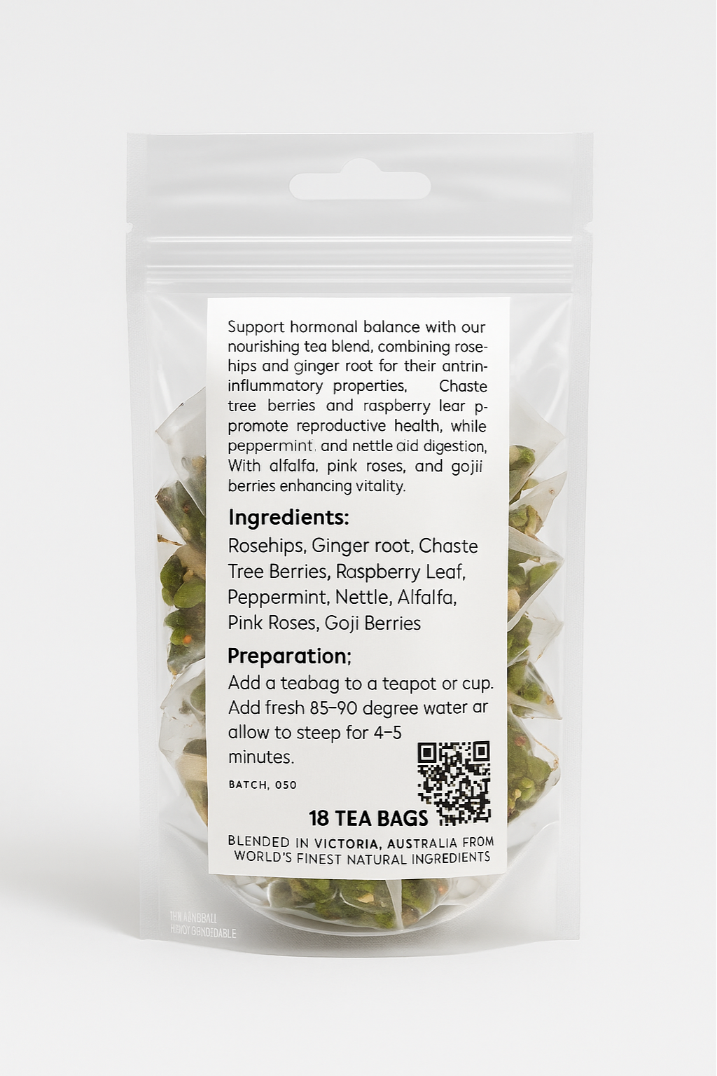 Chaste Tree Berries Tea for Hormonal Balance