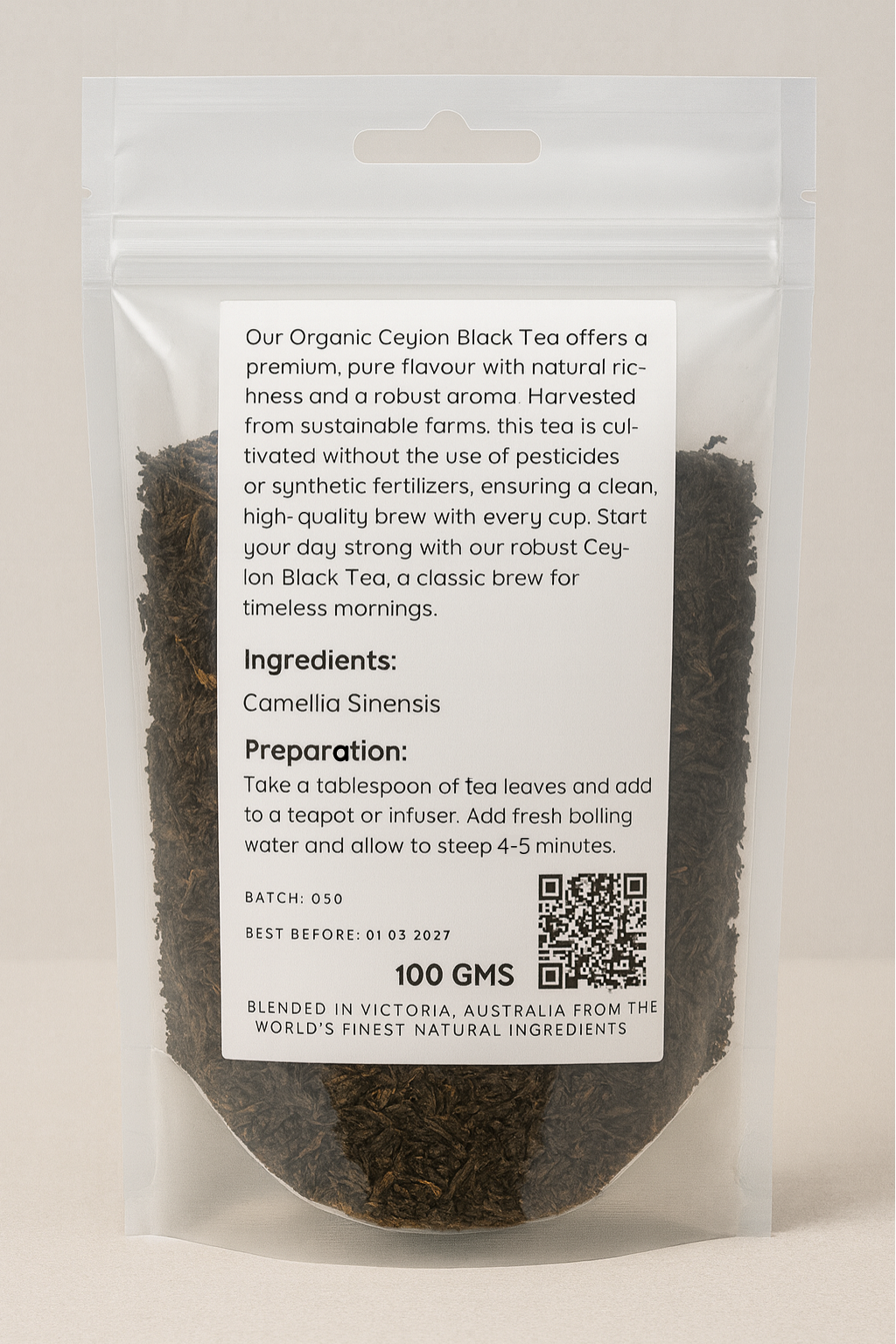 Organic Ceylon Black Tea