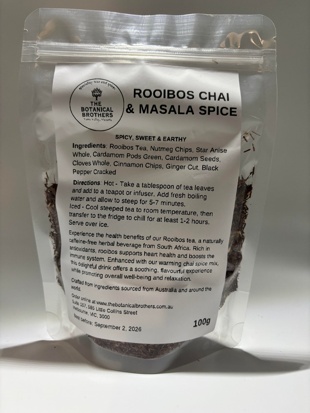 Rooibos Chai and Masala Spice Tea