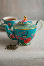 Teas & C's Silk Road Teapot Tea for One with Infuser 500ml in Aqua