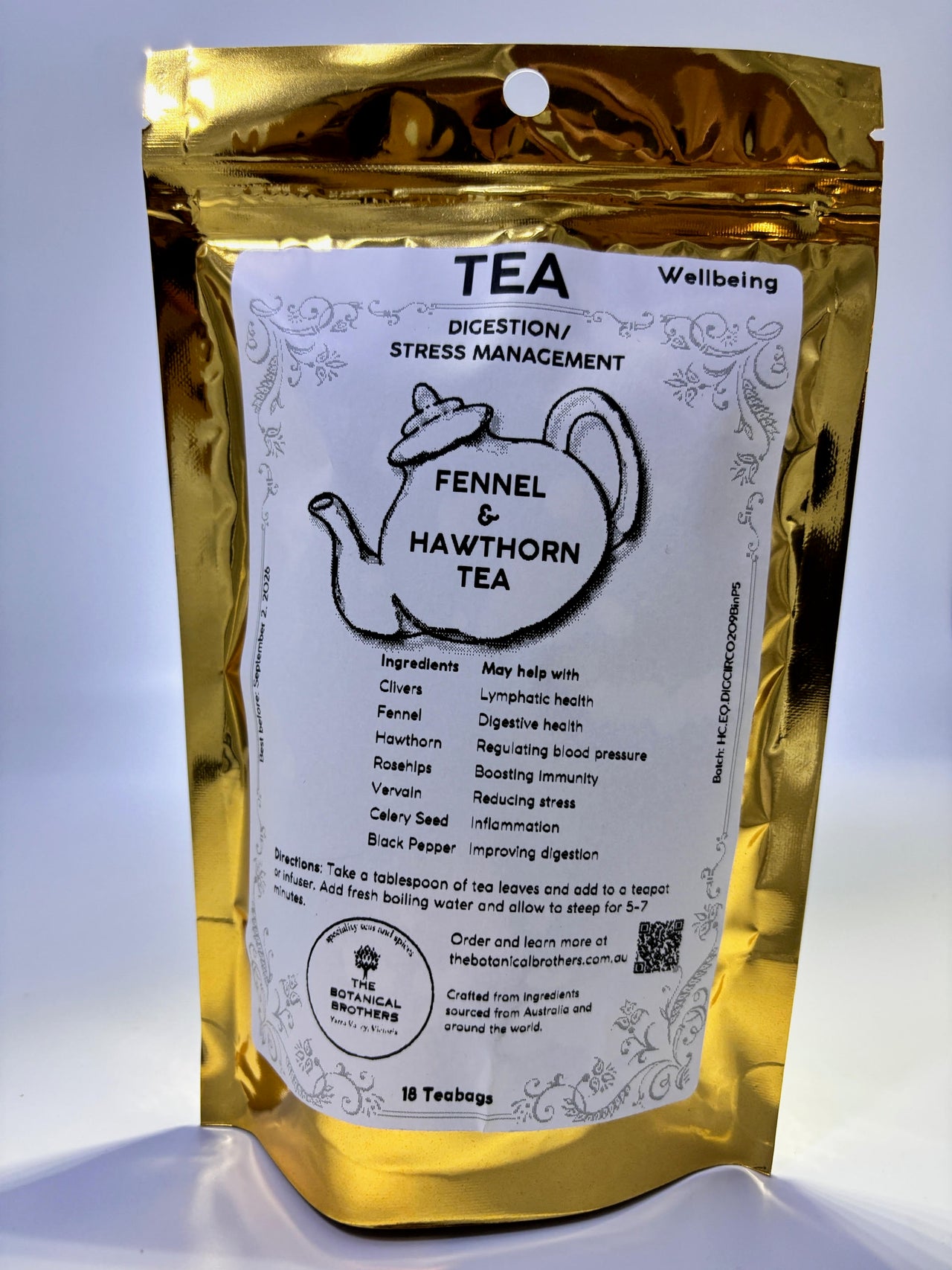 Fennel and Hawthorn Tea for Digestion