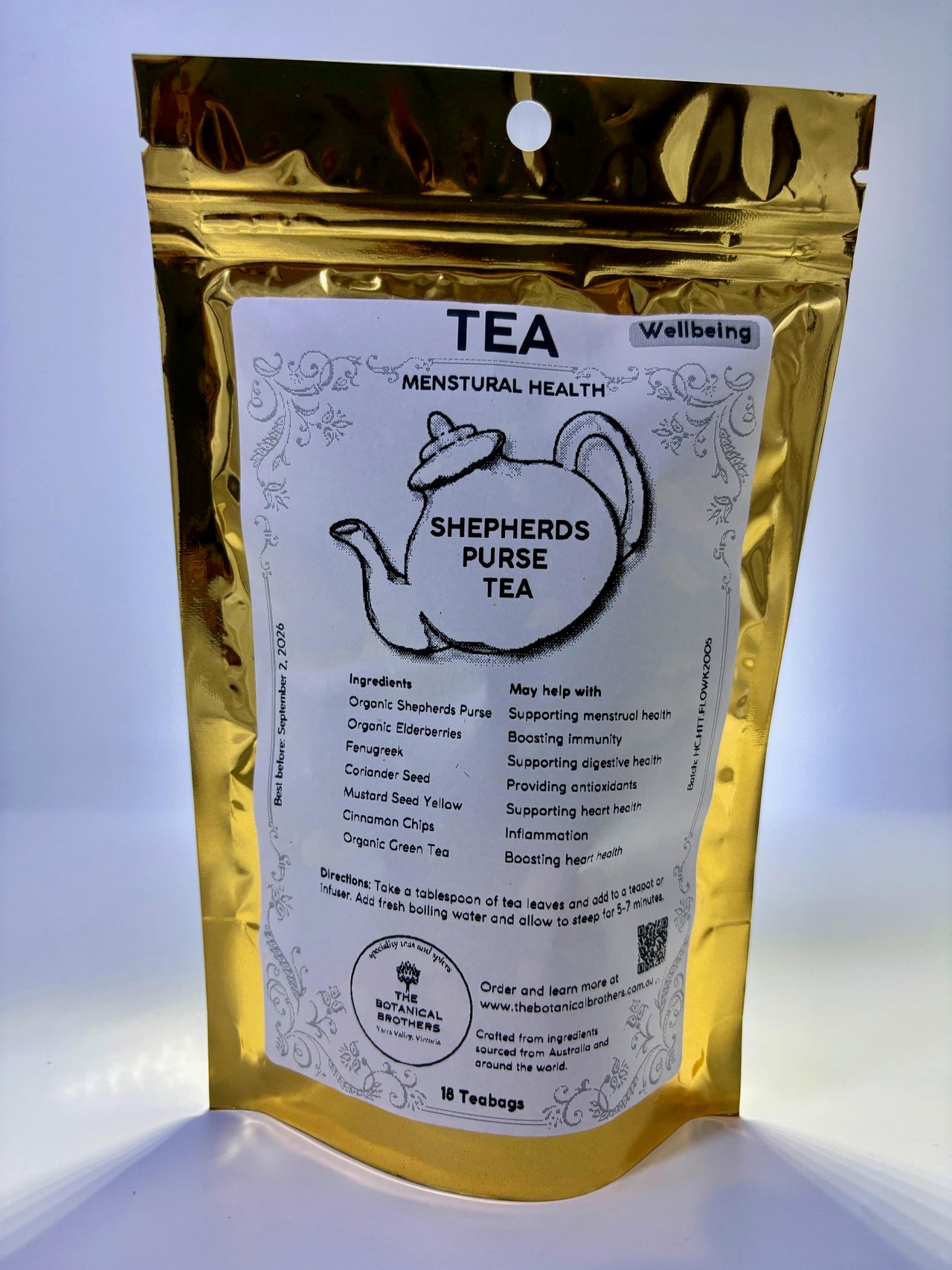 Shepherd's Purse Tea for Menstrual Health