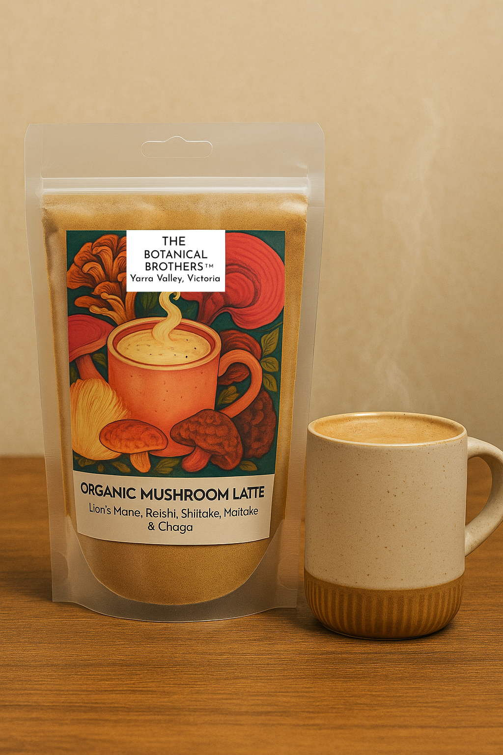 Organic Mushroom Latte