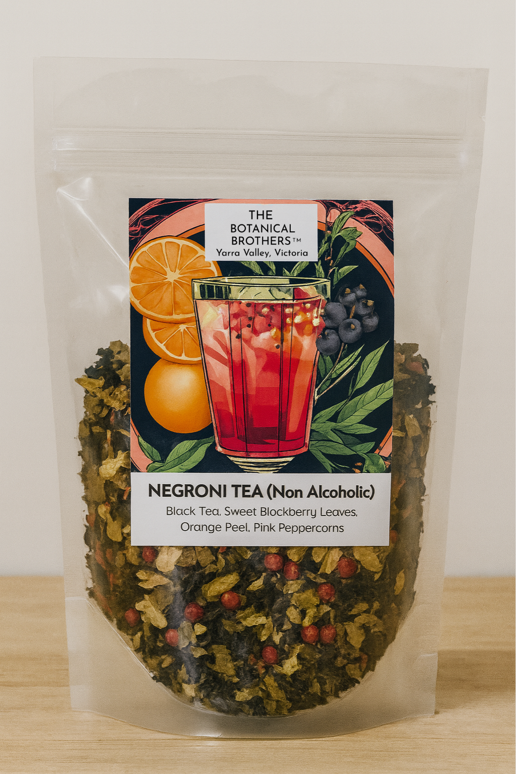 Negroni Tea (non-alcoholic)