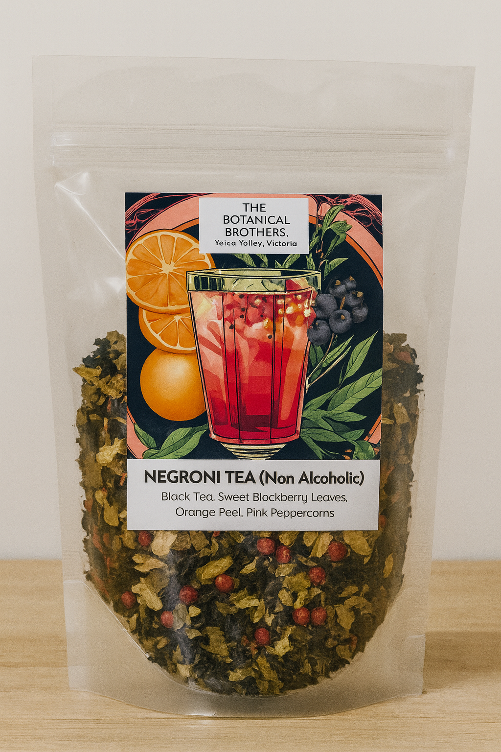 Negroni Tea (non-alcoholic)