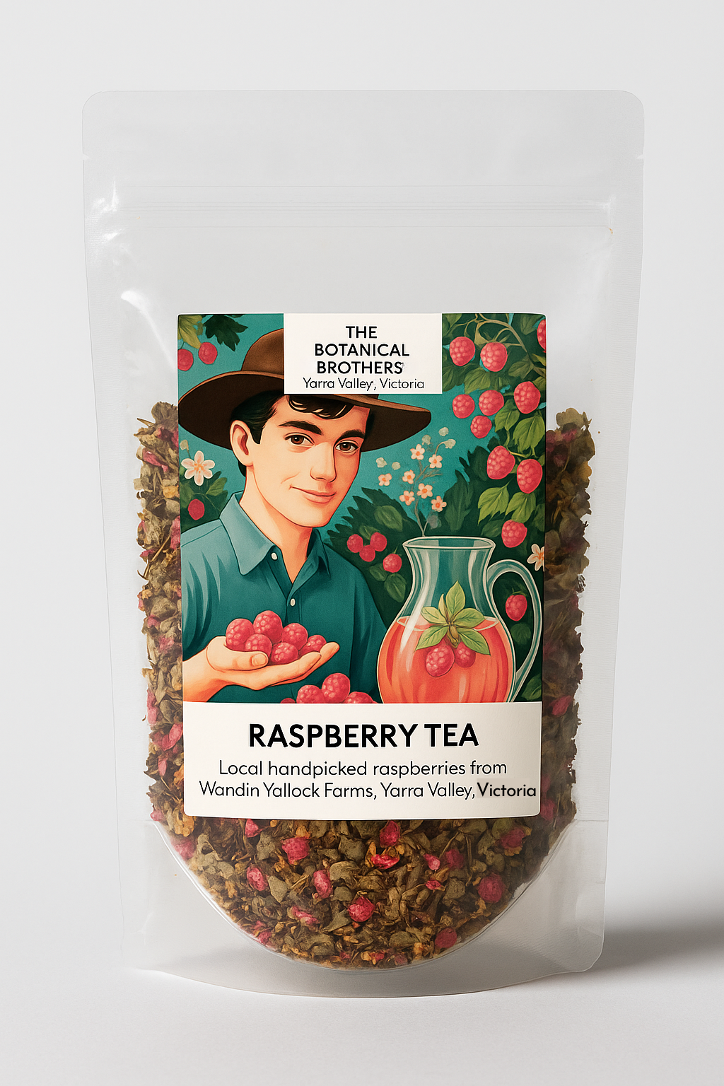 Raspberry tea from The Yarra Valley