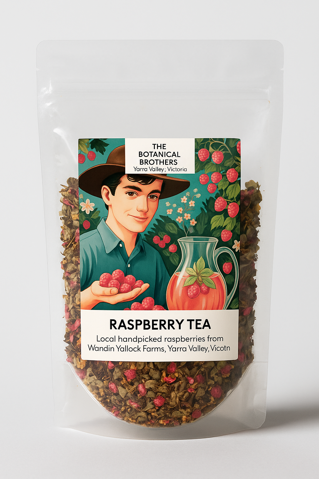 Raspberry tea from The Yarra Valley