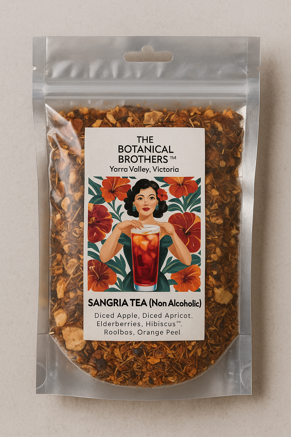 Sangria Iced Tea - Rooibos, Apple, Elderberries & Apricot